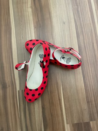Zapatos Flamenca Talla 37 Lunares Rojos
