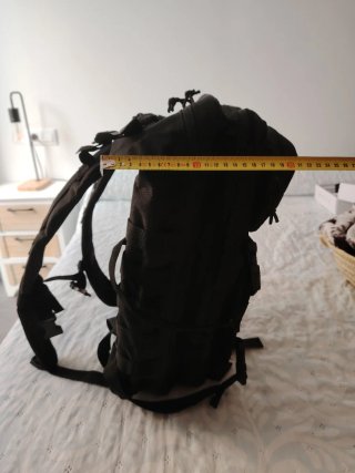 Mochila Negra Senderismo y Viaje