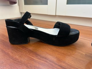 Sandalias de plataforma negras