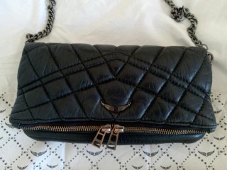 Bolso Zadig & Voltaire Negro Piel Acolchado
