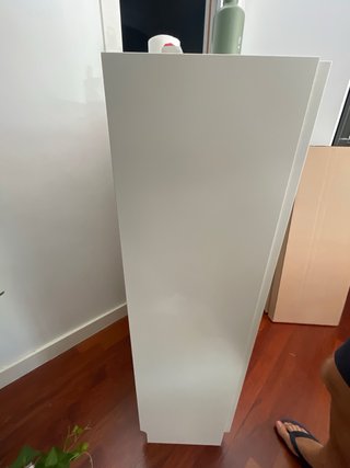 Librería BILLY / OXBERG IKEA Blanca con Puertas