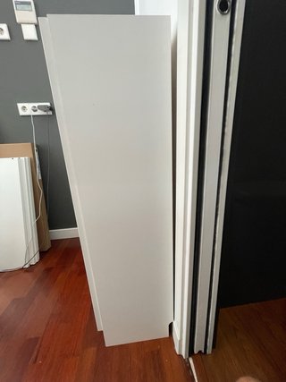Librería BILLY / OXBERG IKEA Blanca con Puertas