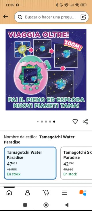 Tamagotchi Water Paradise Mascota Virtual Bandai