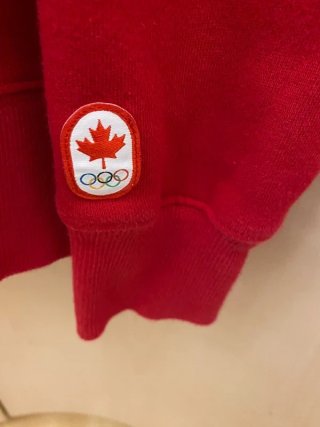 Chaqueta con capucha Juegos Olímpicos Canada rojo