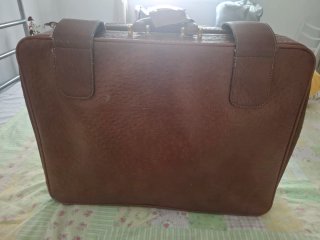 Maleta antigua de viaje con ruedas y llaves 55 /45
