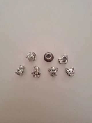 Lote 7 Charms para Pulseras