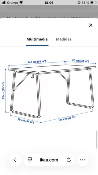 Escritorio de Ikea, como nuevo.