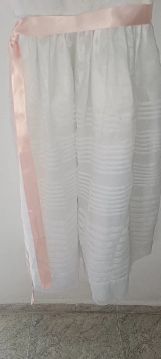 Vestido de comunión blanco niña