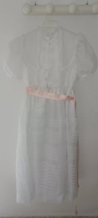 Vestido de comunión blanco niña
