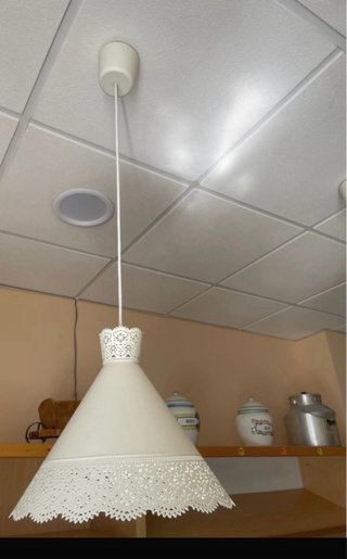Lámparas colgantes Ikea blancas