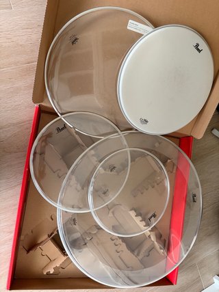 Parches Pearl 22, 16, 15, 14, 12 pulgadas