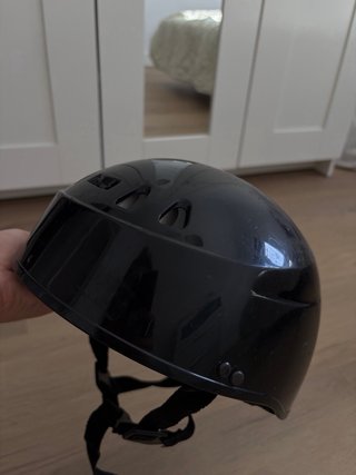 Casco Moto Negro