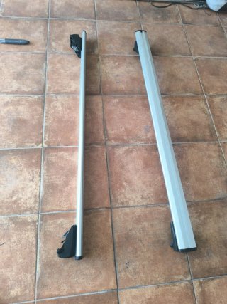 Barras de techo MENABO Lince XL silver