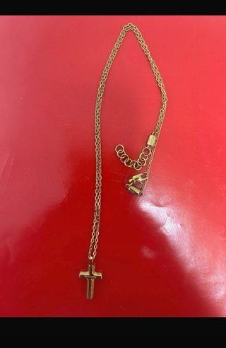Collana Brosway con croce dorata