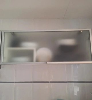 2 Puertas cristal para vitrina cocina/salón