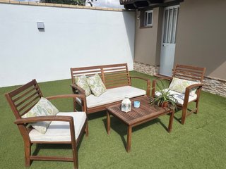 Conjunto jardín madera 4 piezas