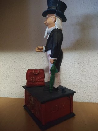 Hucha Tío Sam Hierro Fundido