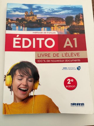 Édito A1 méthode de français. Livre de l'eleve