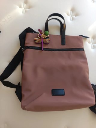 Mochila Mujer Rosa y Multicolor