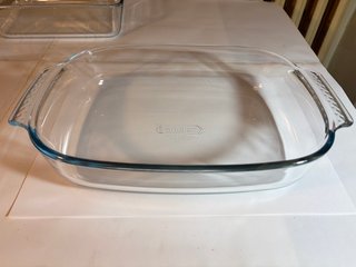 2 Fuentes Pyrex Vidrio Horno