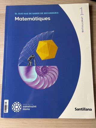 Matemàtiques aplicades a les Ciències Socials I...