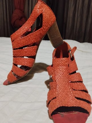 Sandalias de mujer naranjas