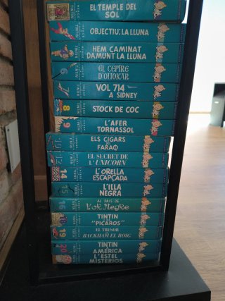 16 VHS Colecció Tintín en Català