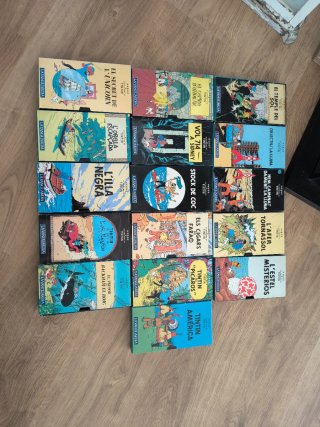 16 VHS Colecció Tintín en Català