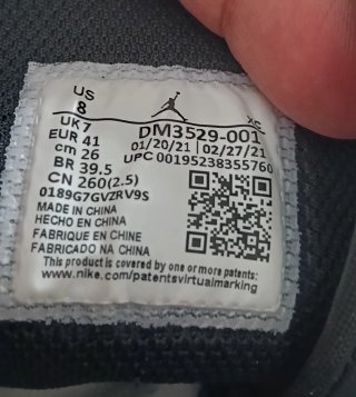 Nike Air Jordan 1 Negro Talla 42