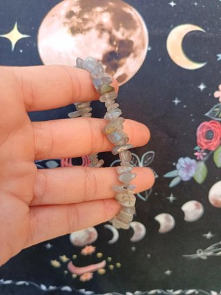 Pulsera de labradorita natural