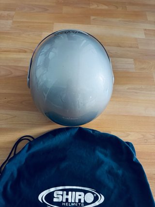 Casco BKS Talla M Scooter Plata