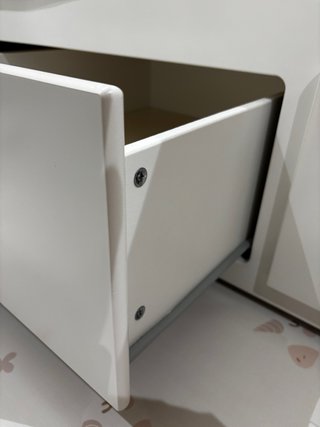 Diván HEMNES IKEA Blanco con 3 Cajones