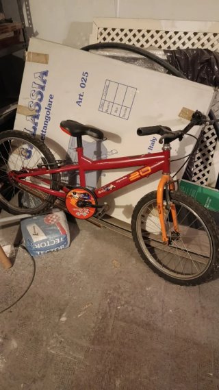 Bicicleta Infantil 20 Roja