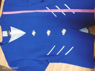 Traje Nina chaqueta y falda azul