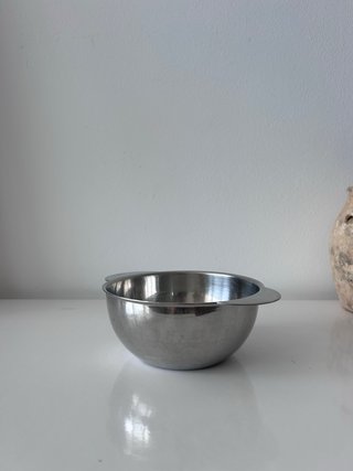 Antiguo bowl Francés en acero