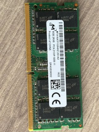 Memoria RAM Micron 8GB DDR4 2133P