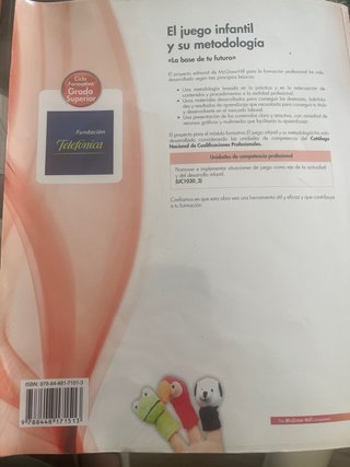 El juego infantil y su metodologia.Grado Superior