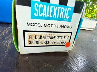Scalextric Coche c33 mercedes 250 sl