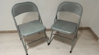 Mesa y sillas plegables para exterior