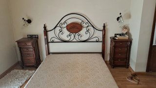 Dormitorio 150cm, cabecero, 2 Mesitas y Cómoda