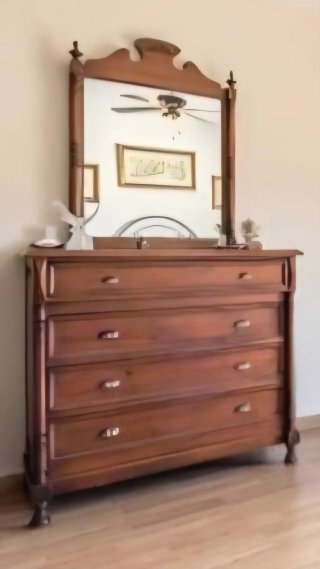 Dormitorio 150cm, cabecero, 2 Mesitas y Cómoda