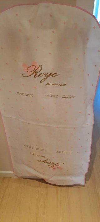 Vestido Comunión Royo Blanco y Rosa talla 125