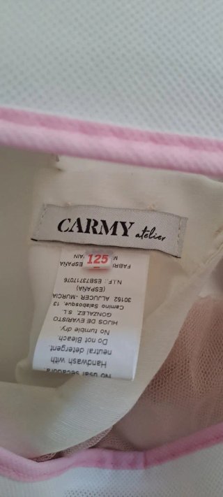 Vestido Comunión Royo Blanco y Rosa talla 125
