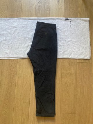 Pantalón pana Emidio Tucci azul marino talla 48