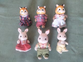 Casa Sylvanian Families con muñecos