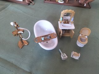 Casa Sylvanian Families con muñecos