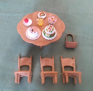 Casa Sylvanian Families con muñecos