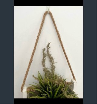 Jardinera Colgante Madera Rústica Decoración