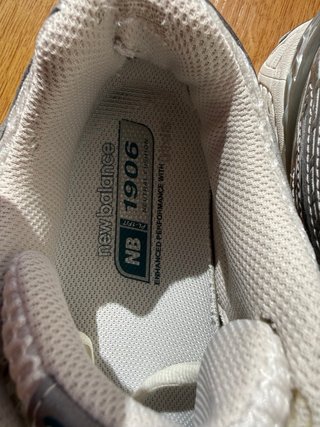Zapatillas New Balance 1906 Plata/Blanco