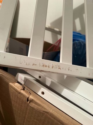 Cuna colecho de madera
